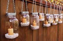 Hanging Mason Jar Lantern