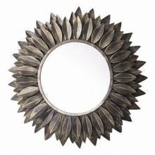 Metal round shape decorative Wall Mirror for Home Decorations