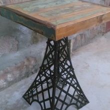 Industrial eiffel tower stool