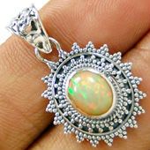 Ethiopian Opal Pendan