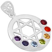 Star Of David Chakra Pendant