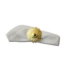 napkin rings gold plated