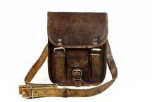 Real Leather Cross Body Satchel For Office