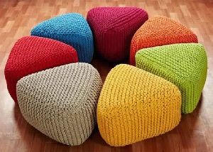 Cotton Rope Pouf