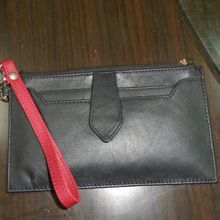 Black leather wallet