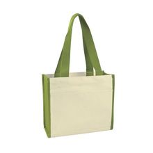 Green Cotton Tote Bag
