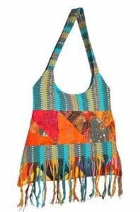 patchwork hippie bag