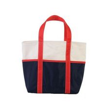 Red Black Canvas Bag