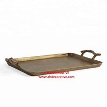 Aluminum Gold Metal Tray