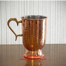 Hammered Copper Beer Mug