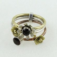Garnet Gemstone Stackable Ring