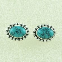 Silver Oval Turquoise GemStone