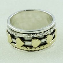 sterling silver spinner rings