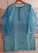 chikan hand embroidery tunics blouses