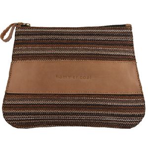 Jute Fabric Pouch Multipurpose Case with Zipper