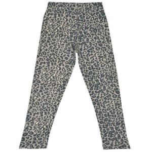 unbrushed fleece animal print LEGGINGS