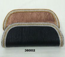 Embroided beaded evening cluth purse