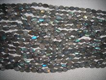 Labradorite Oval Facet Beads Loose Gemstone