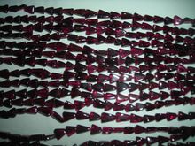 Red garnet plain round beads natural gemstone