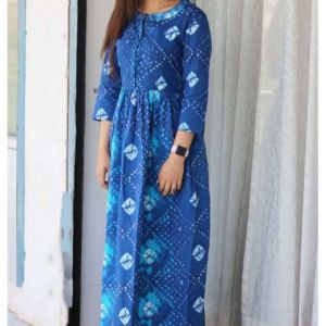 Bandhej maxi dress