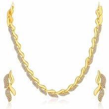 Graceful Gold Plated Necklace Set