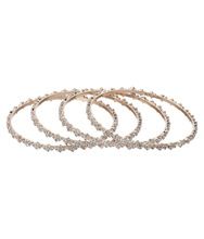 Sparkling Silver Bangles