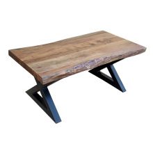 Wood Industrial Coffee Table