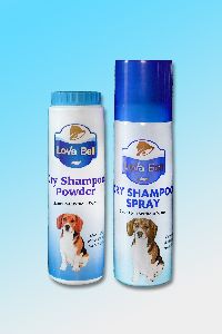 Lova Bell Dog Dry Shampoo and Spray Combo