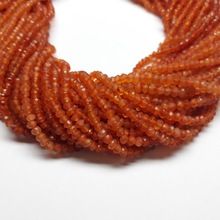 Carnelian Rondelle gemstone beads