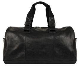 Crunch leather duffel bag