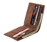 Genuine leather soft fold gents wallets