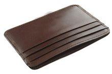 leather business card holder