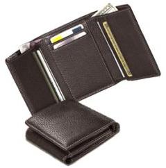 Mens Genuine Leather Credit Card Wallet