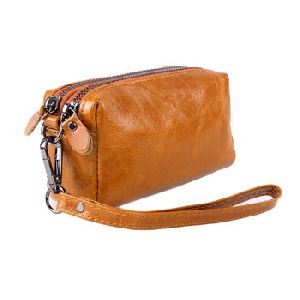 Shape PU Leather Cosmetic Bag