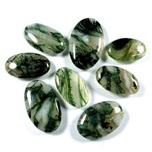 NATURAL MOSS AGATE CABOCHON