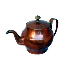 Dark Copper Finished Copper Tea Kettle