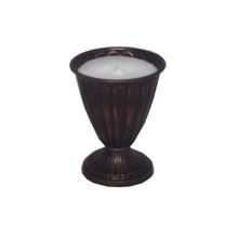 Embossed Cup Votive Metal Candle Holder