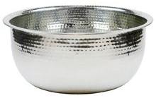 Hammered Stainless Steel Pedicure Spa Bowl