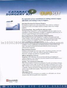 Cataract Surgery Kit