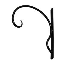 Black Powder Coated Iron Hanging Planter Stand