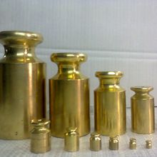 brass plated weight