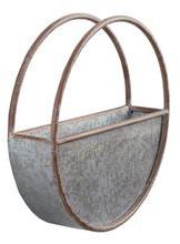 Galvanized Embossed Garden Planter