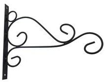 Iron Scroll Garden Flag Wall Bracket