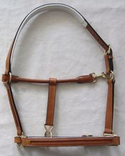 leather Horse Halter soft padded