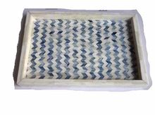 Bone Tray in chevron design