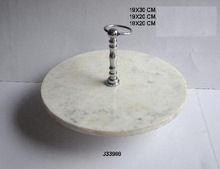 cake stand with aluminium handle