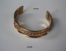 copper Knot style Magnetic copper bracelet
