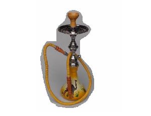 Glass Hookah with metal