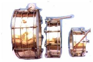 mirror polish Brass drum