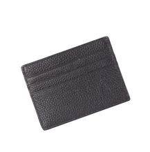 Black card wallet with three card holders